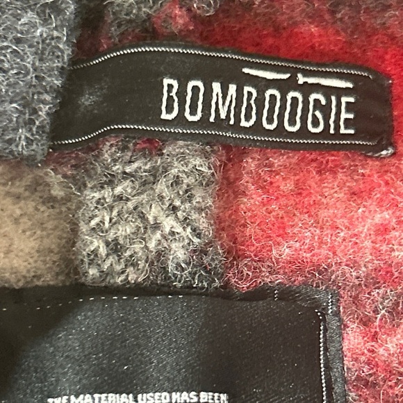 Bomboogie Italian Black wool Pea Coat size 2 - Picture 6 of 15